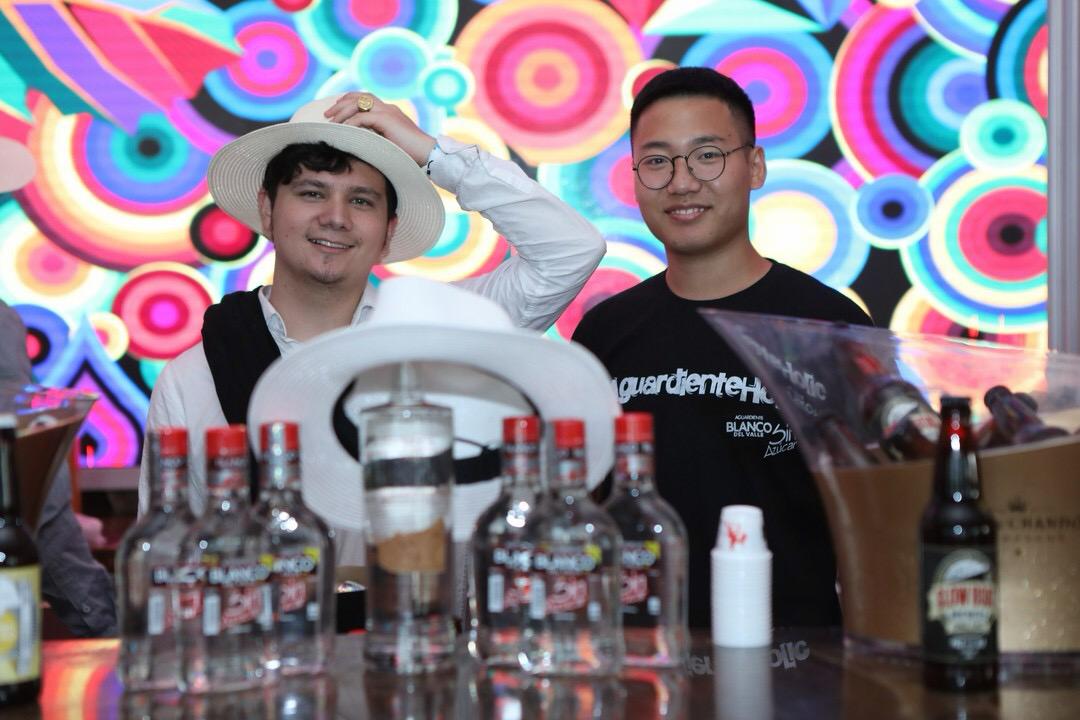 Sebastian at a Colombian embassy event in Shanghai, 2018